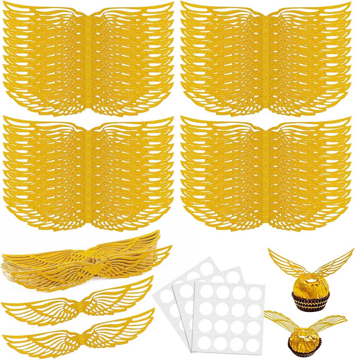 golden snitch wings printable