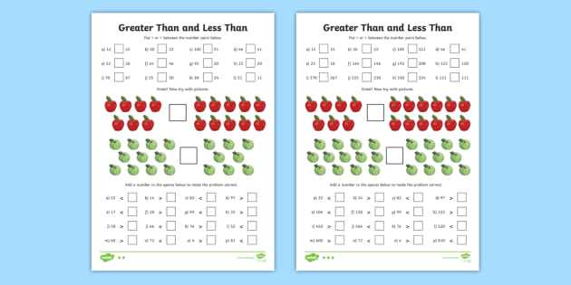 greater than less than free printable worksheets greater than less than free printable worksheets