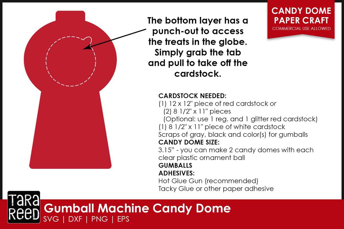gumball machine printable template