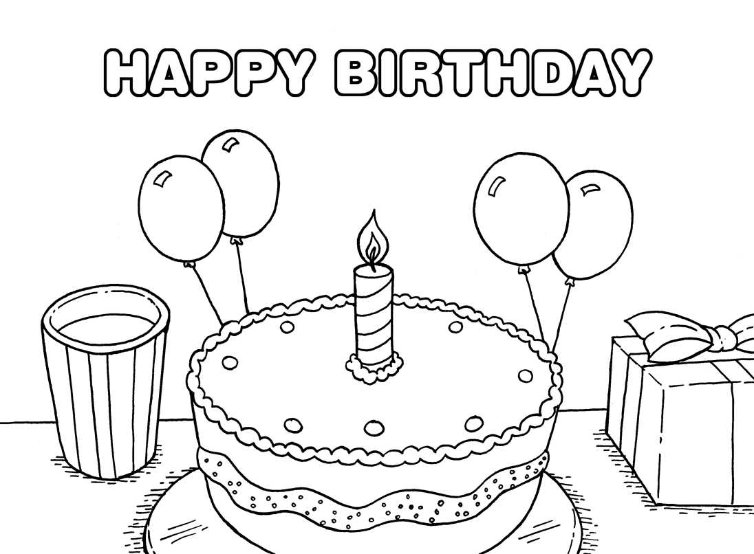 happy birthday daddy coloring pages printable happy birthday daddy coloring pages printable