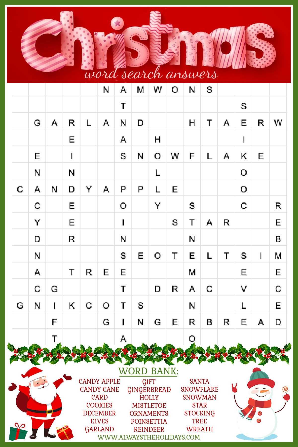 hard christmas word search printable hard christmas word search printable