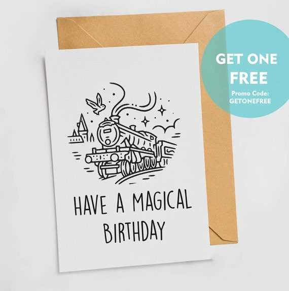 harry potter birthday card printable
