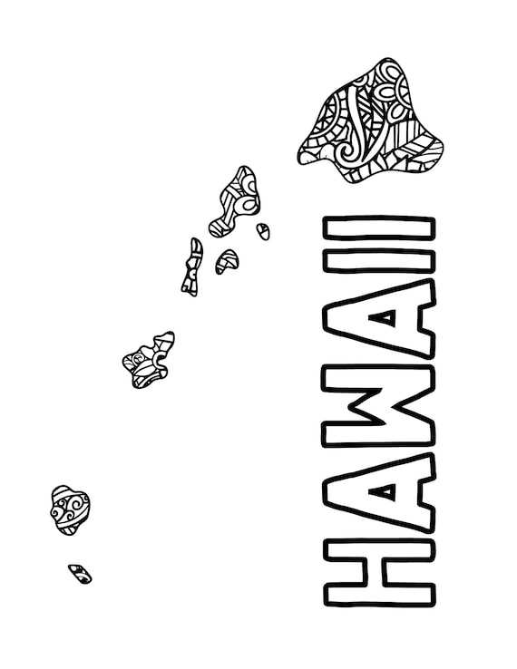 hawaii coloring pages free printables hawaii coloring pages free printables