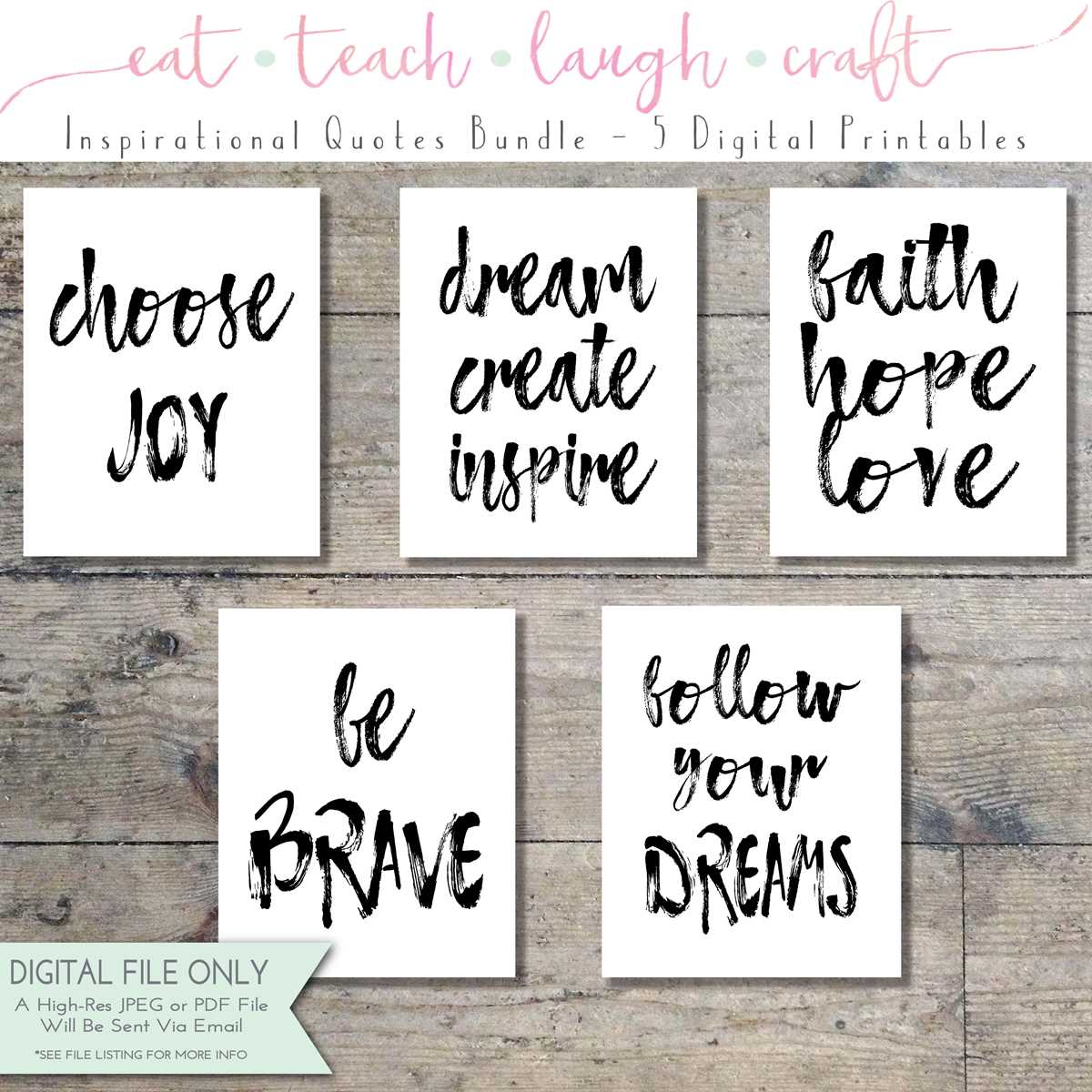 inspirational quotes printables