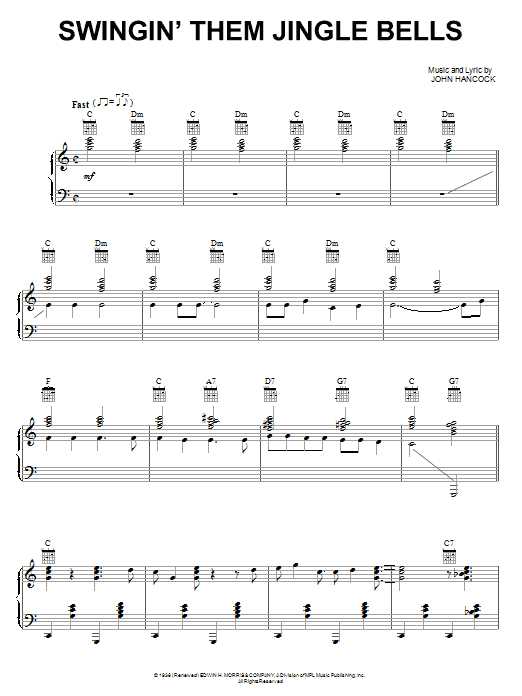 jingle bells printable sheet music