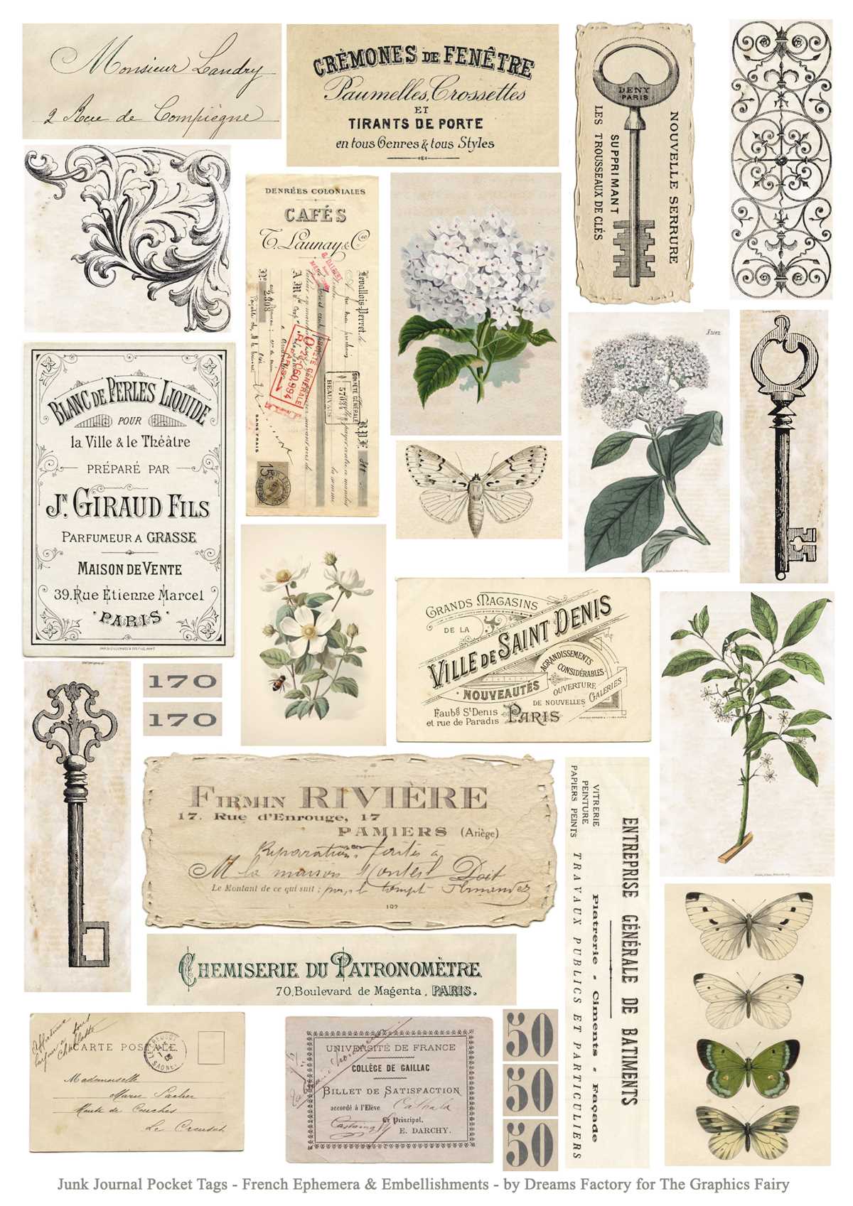 junk journal free printables