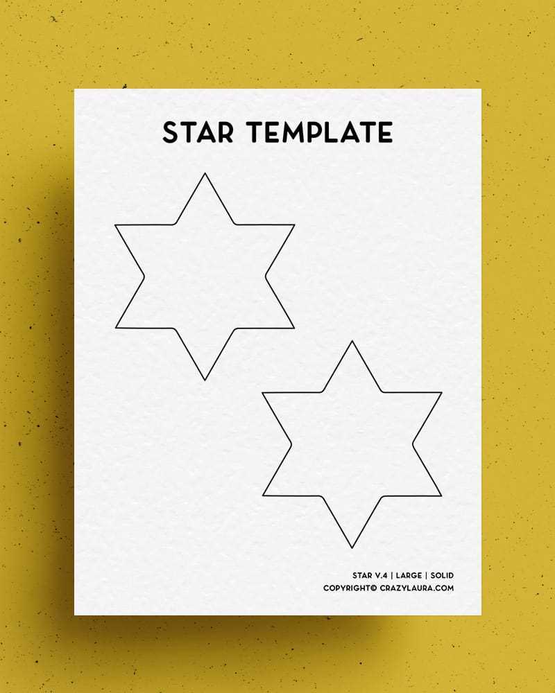 large printable star template large printable star template