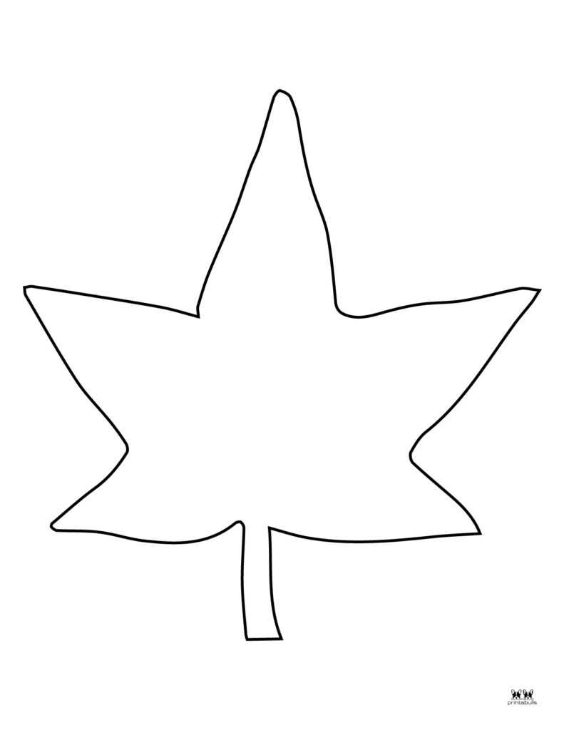 leaf outlines printable leaf outlines printable