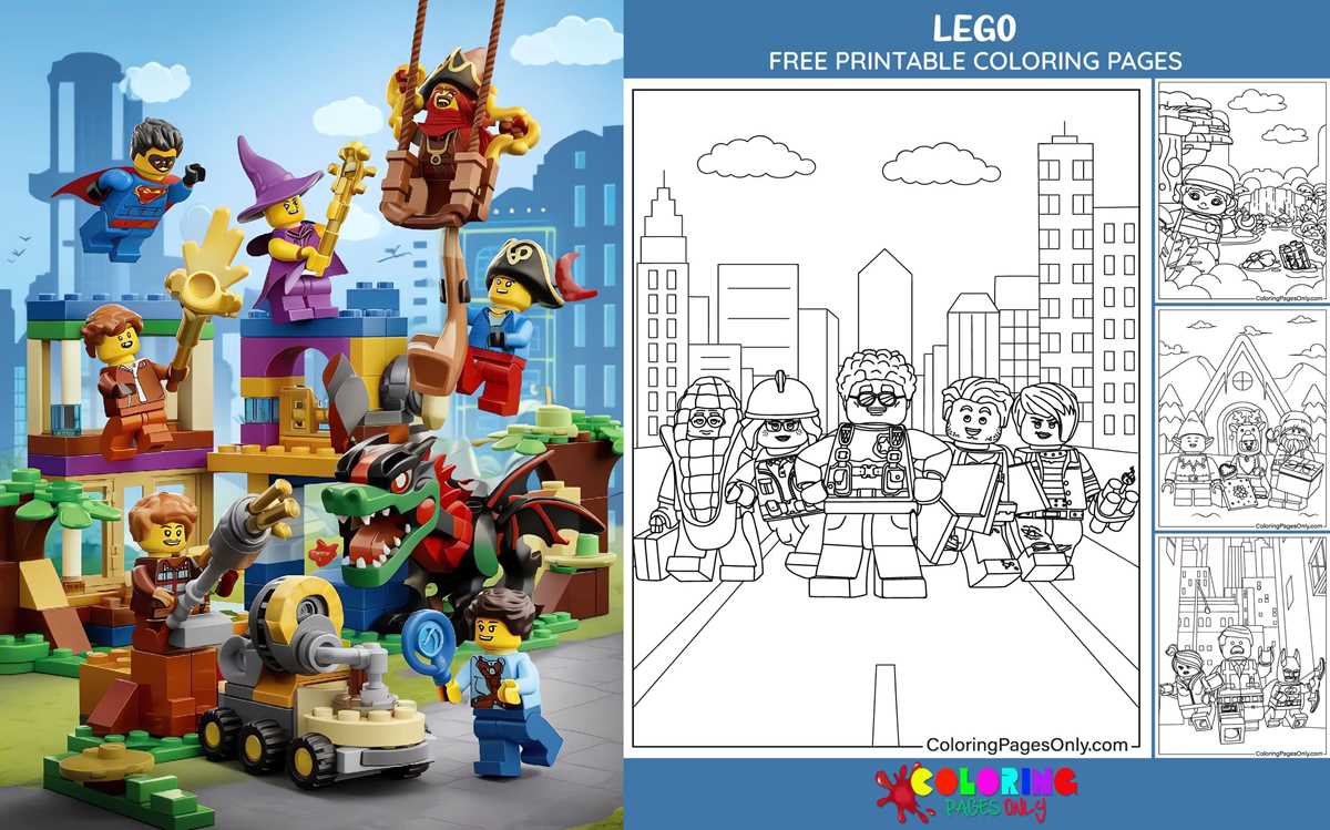 lego coloring sheets printable