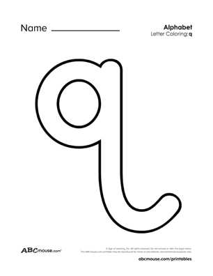 letter q printables