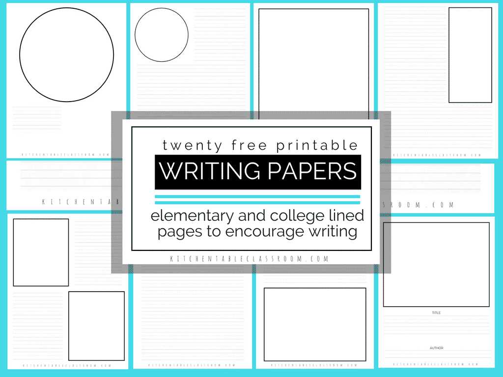 lined paper free printable