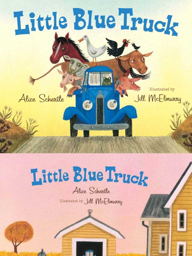 little blue truck printables