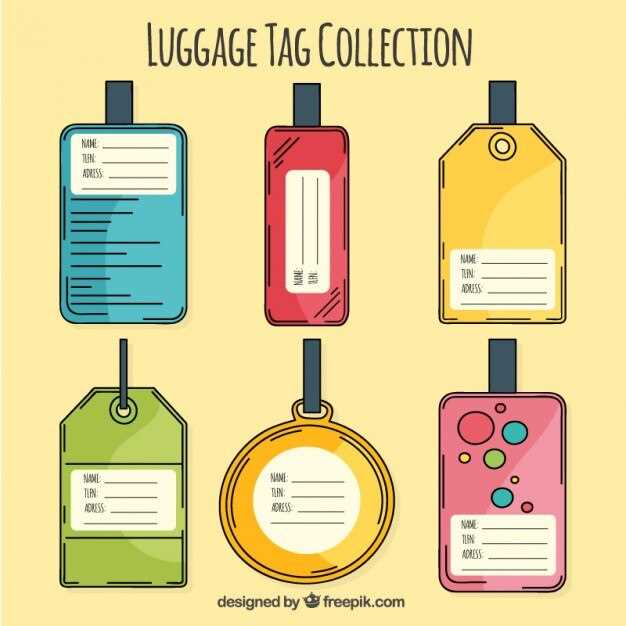luggage tags free printable