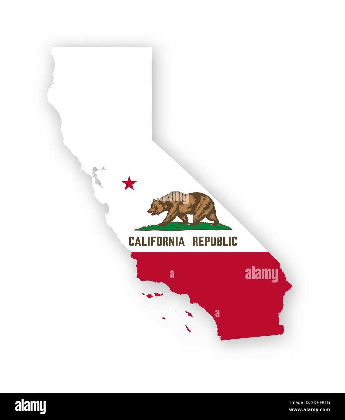 map of california printable