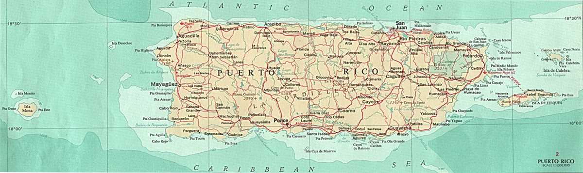 map of puerto rico printable map of puerto rico printable