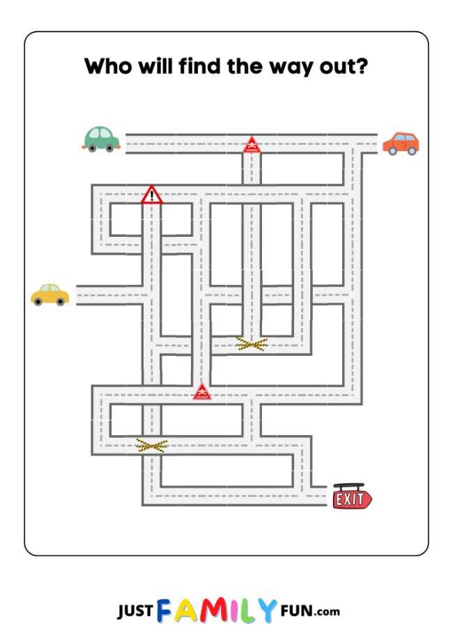 maze easy printable