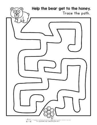 maze easy printable