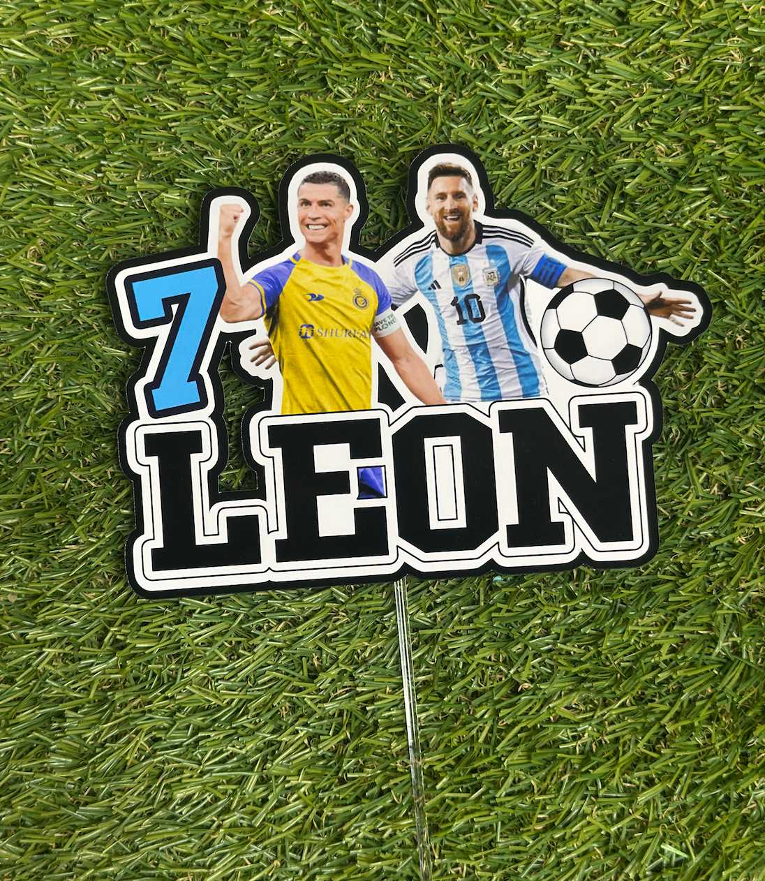 messi cake topper printable