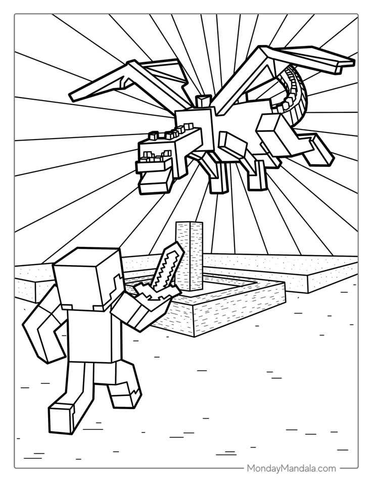 minecraft coloring printables
