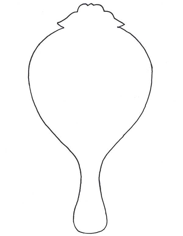 mirror template printable