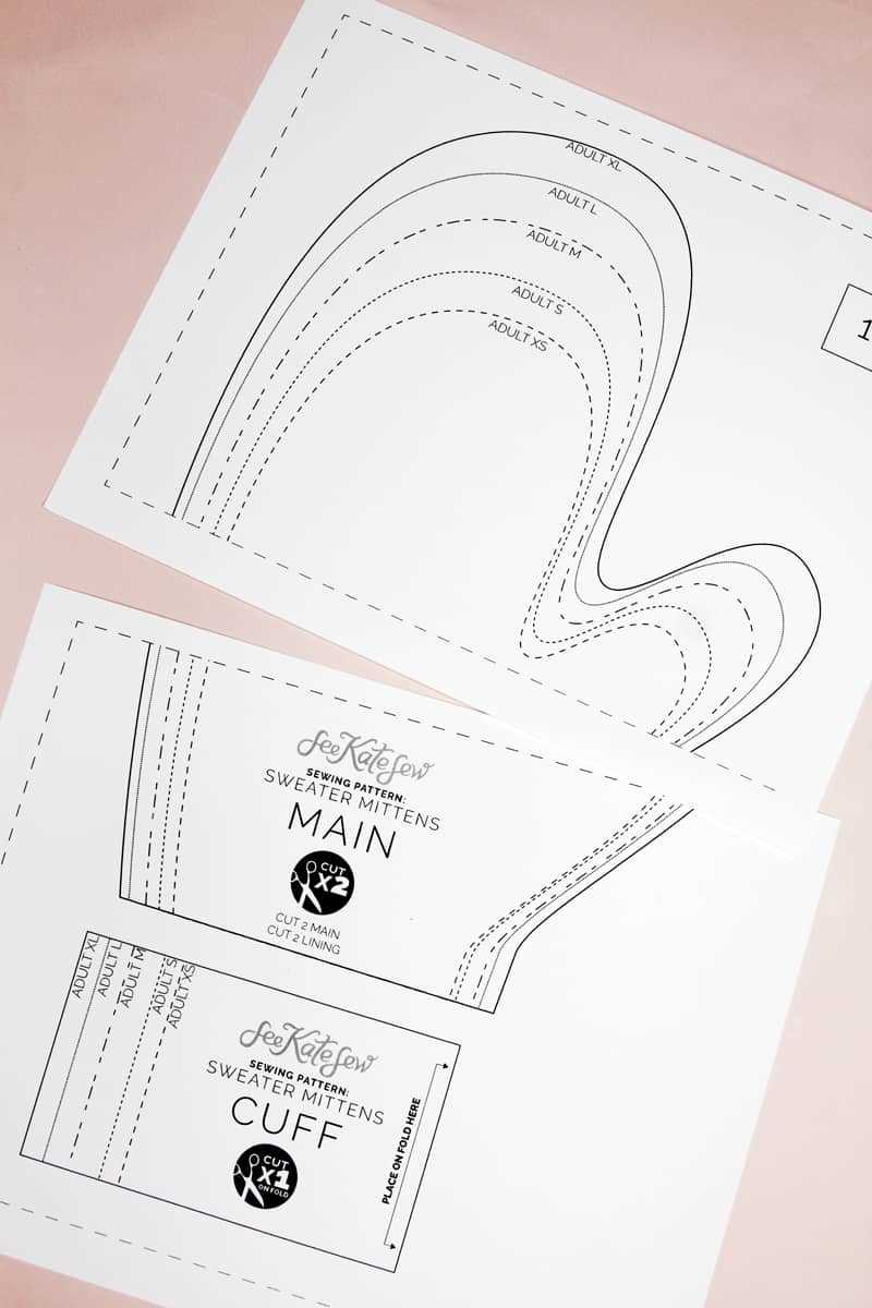 mitten printable pattern mitten printable pattern