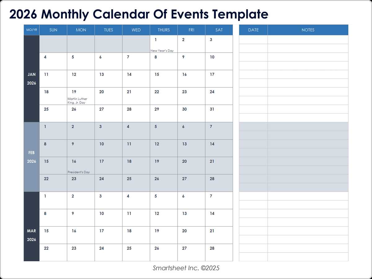 monthly planner printable