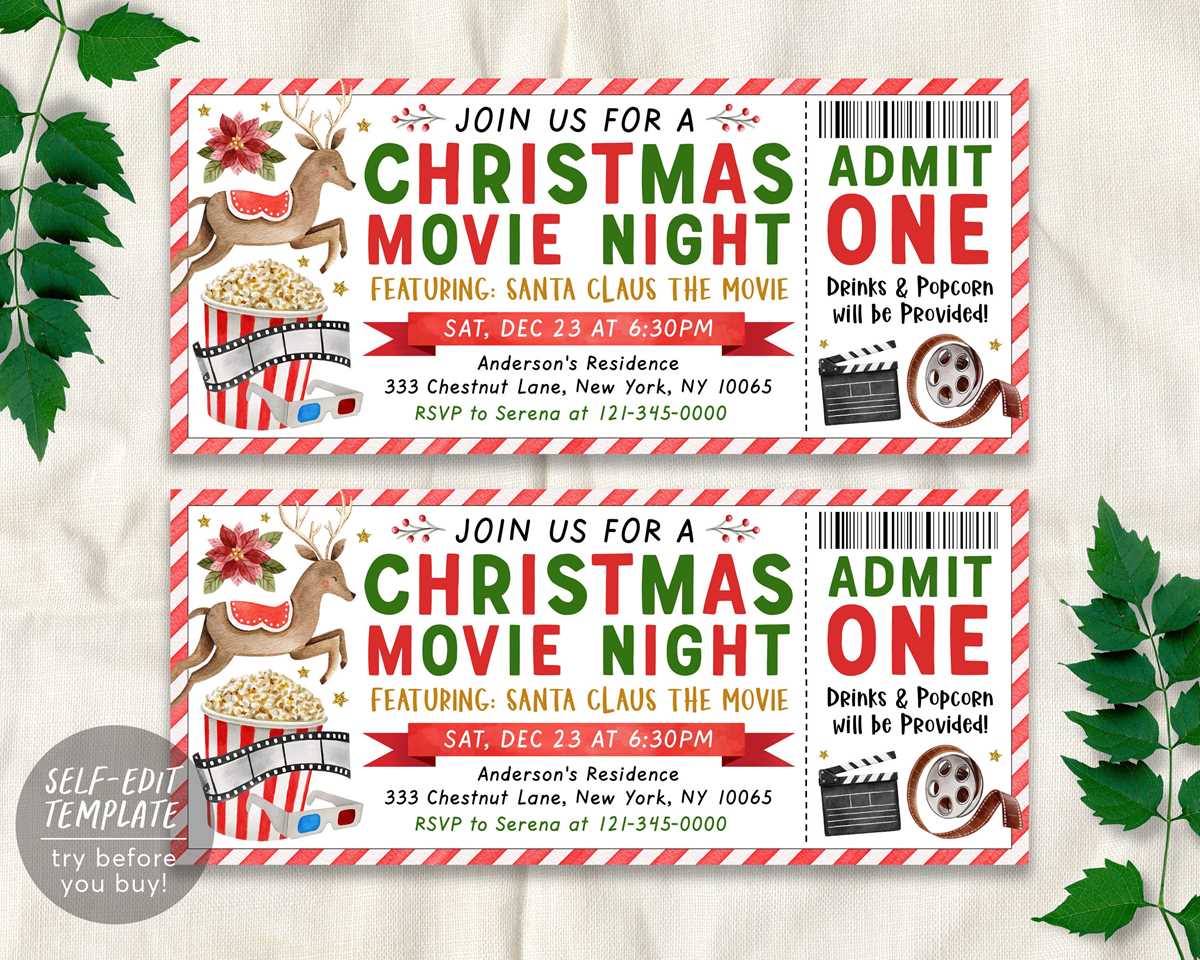 movie tickets printable