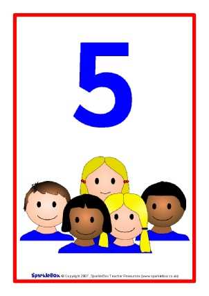 numbers 1 4 printable