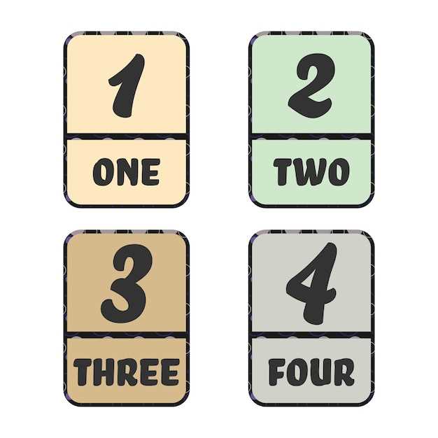numbers 1 4 printable
