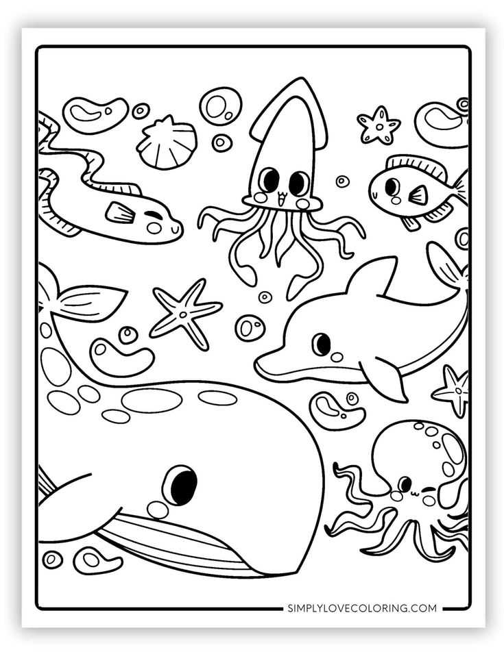 ocean animals free printables