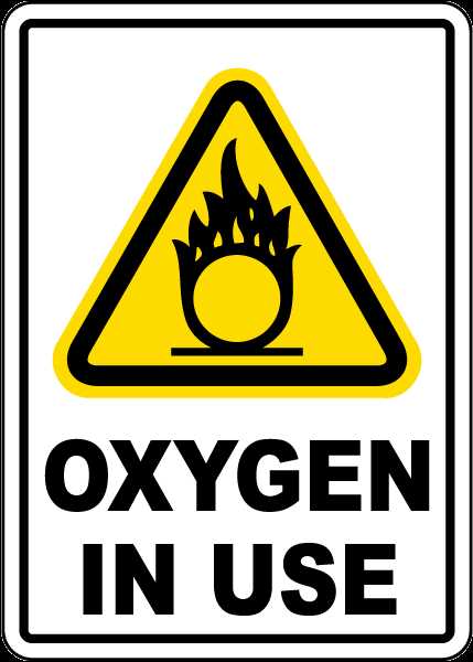 oxygen in use printable sign oxygen in use printable sign