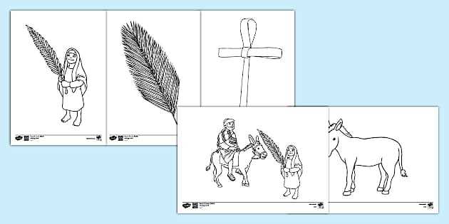 palm sunday coloring page printable palm sunday coloring page printable