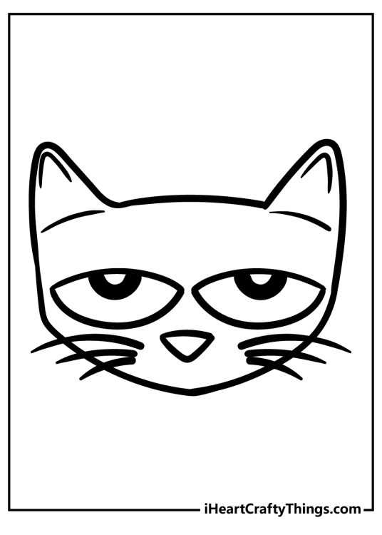 pete the cat printable template