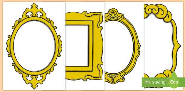 photo frame template printable
