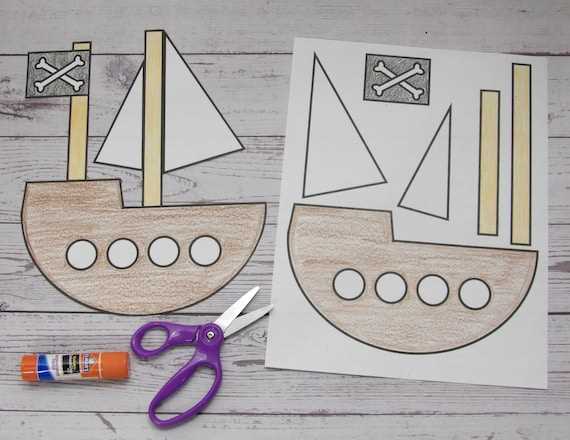 pirate ship printable