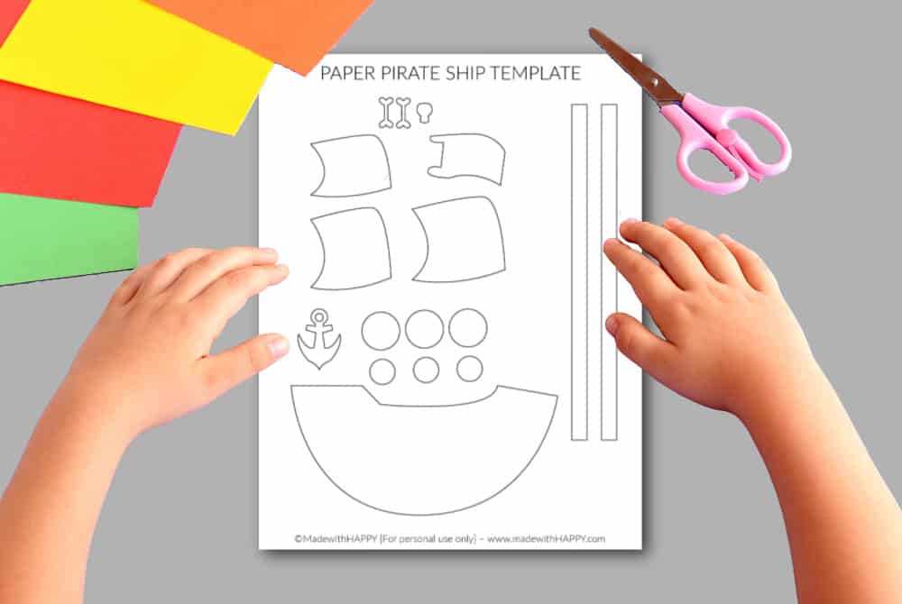 pirate ship printable