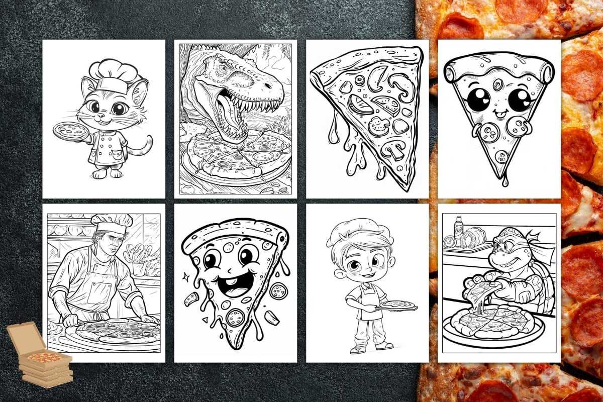 pizza coloring pages printable