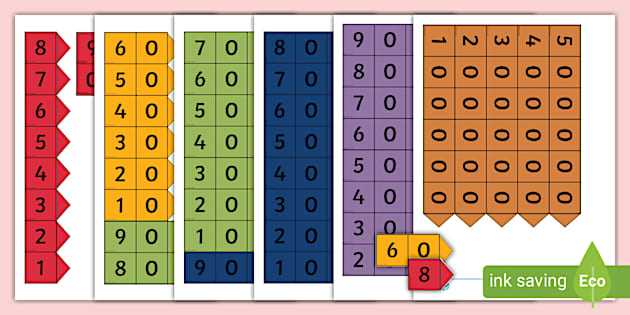 place value cards printable