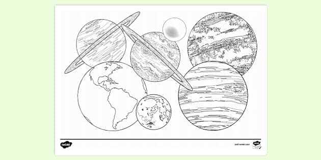 planets coloring pages printable
