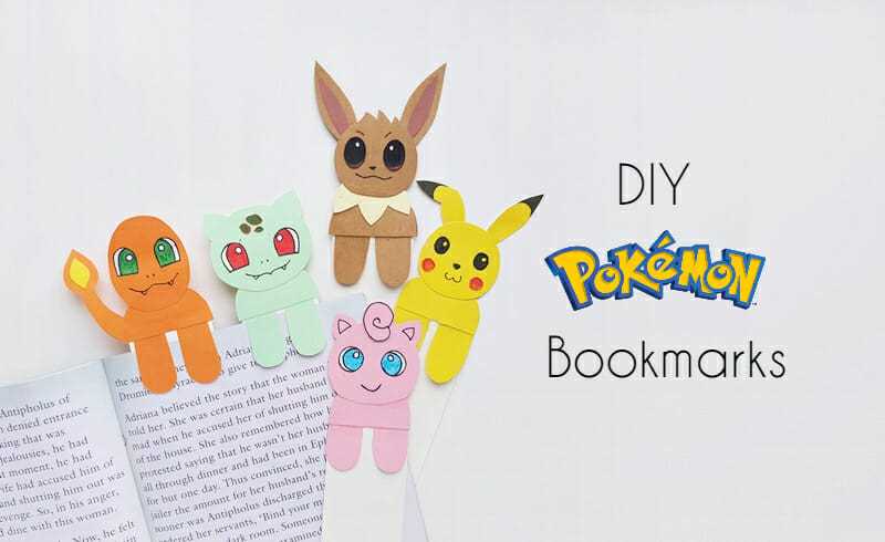 pokemon bookmarks printable