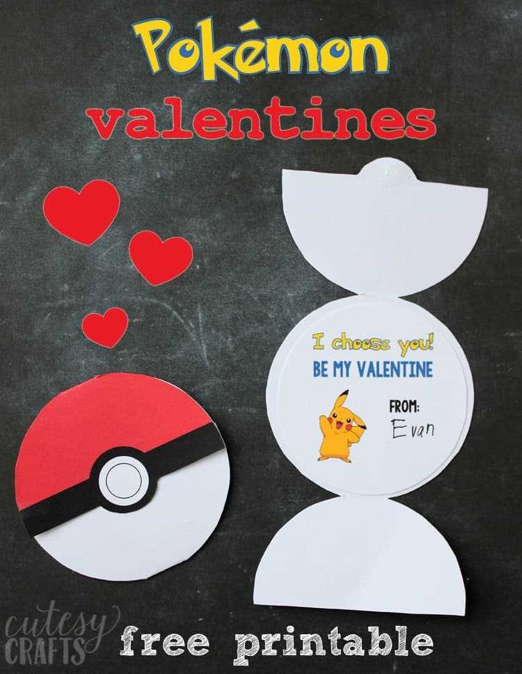 pokemon crafts printable