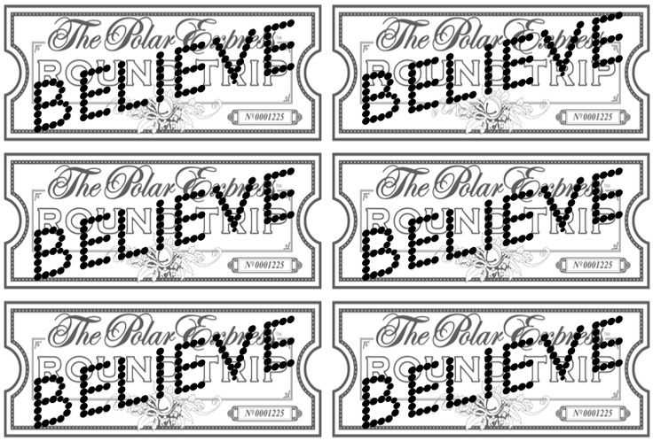 polar express printable tickets free polar express printable tickets free