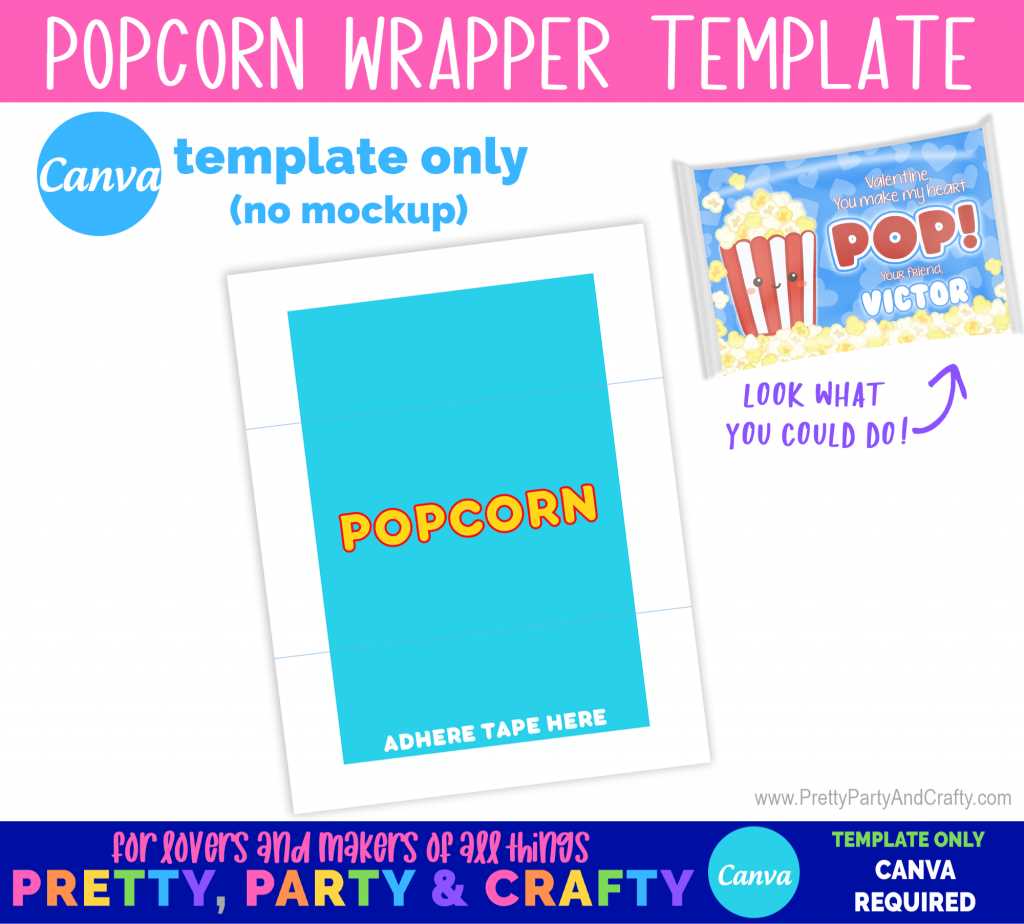 popcorn printable labels