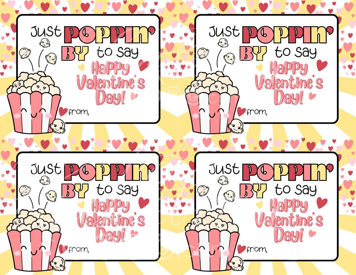 popcorn valentine printable