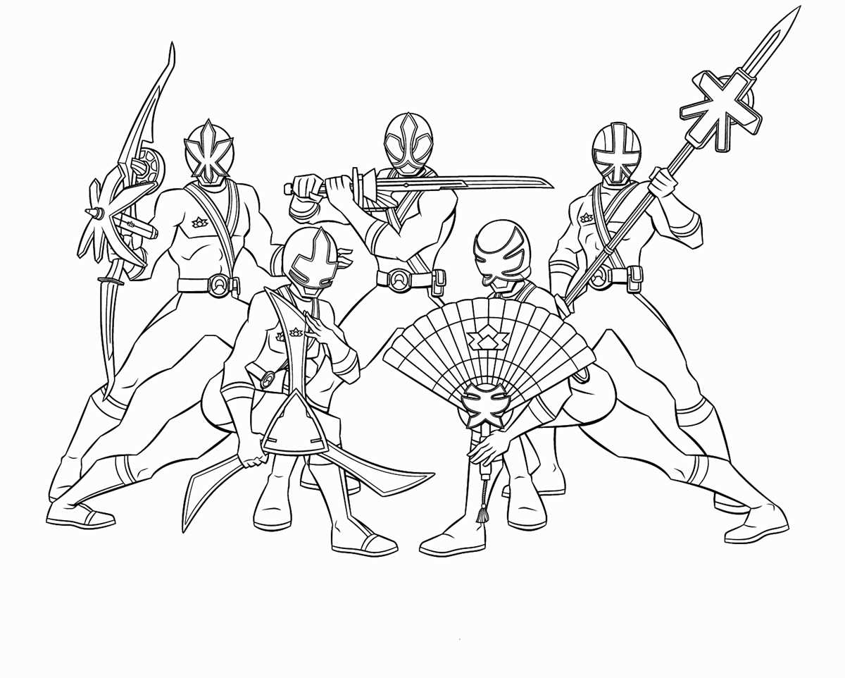 power rangers printables