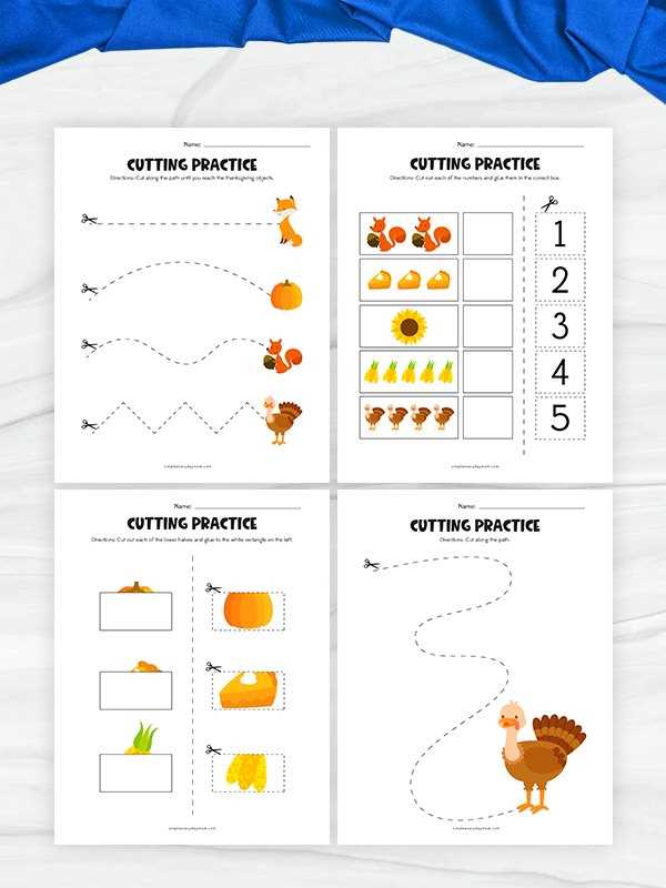 preschool cutting practice printable