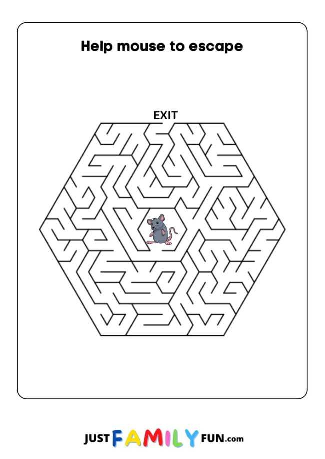 preschool mazes printable