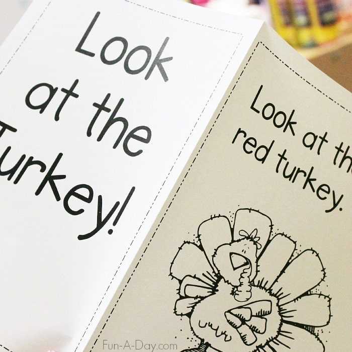 preschool printables thanksgiving