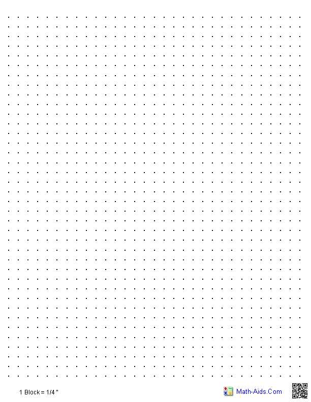 printable 1 4 graph paper