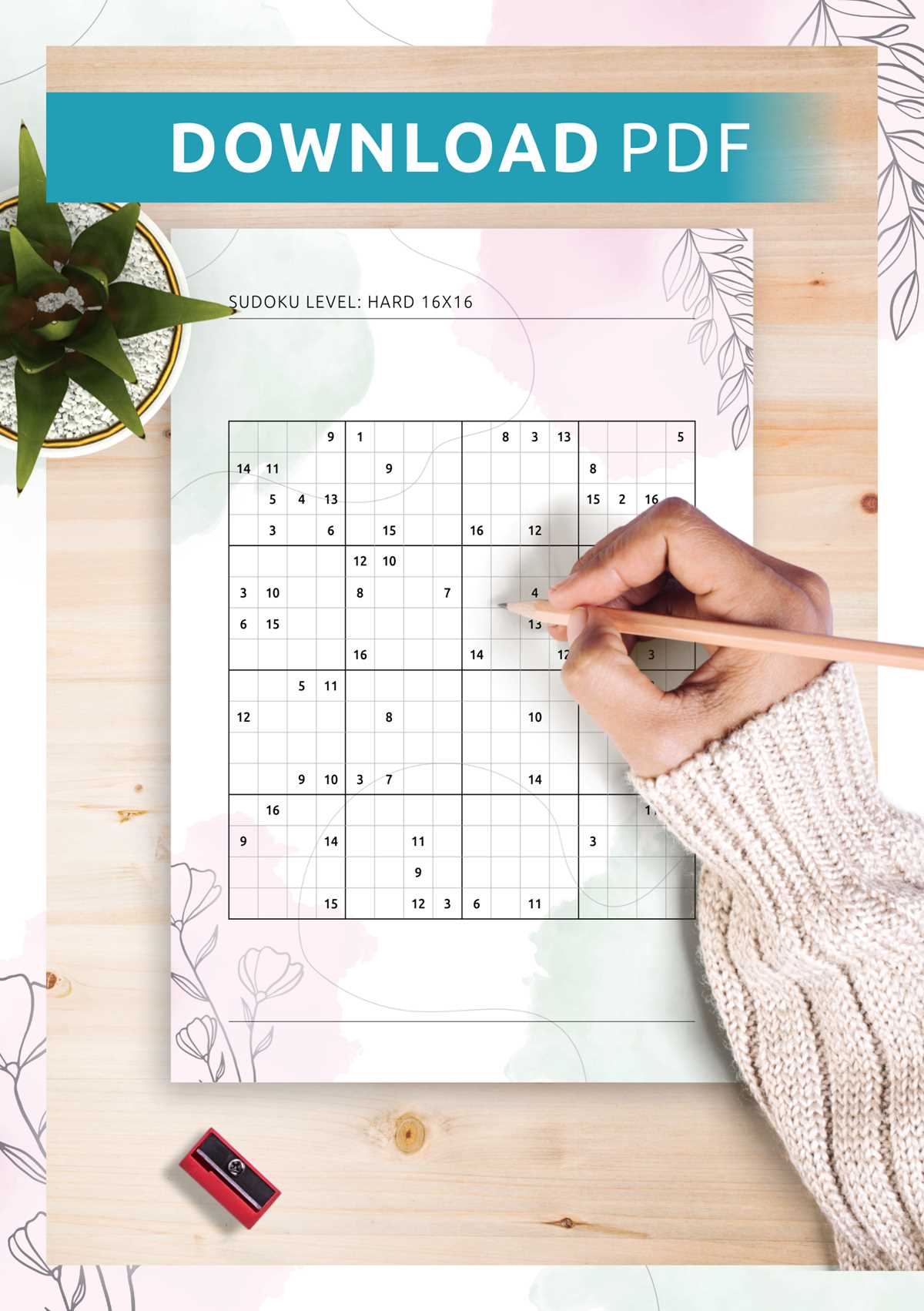 printable 16x16 sudoku printable 16x16 sudoku